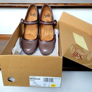 Sofft Monique Platform Heel Smoke/Copper Metalic